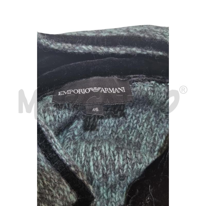 GIACCA DONNA ARMANI EMPORIO VERDE  BOTTONI IN LANA | Mercatino dell'Usato Osasco 3