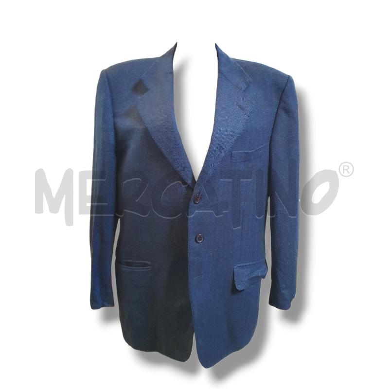 GIACCA UOMO CHENZO  BLU SPIGATA CHACHEMIRE | Mercatino dell'Usato Osasco 1
