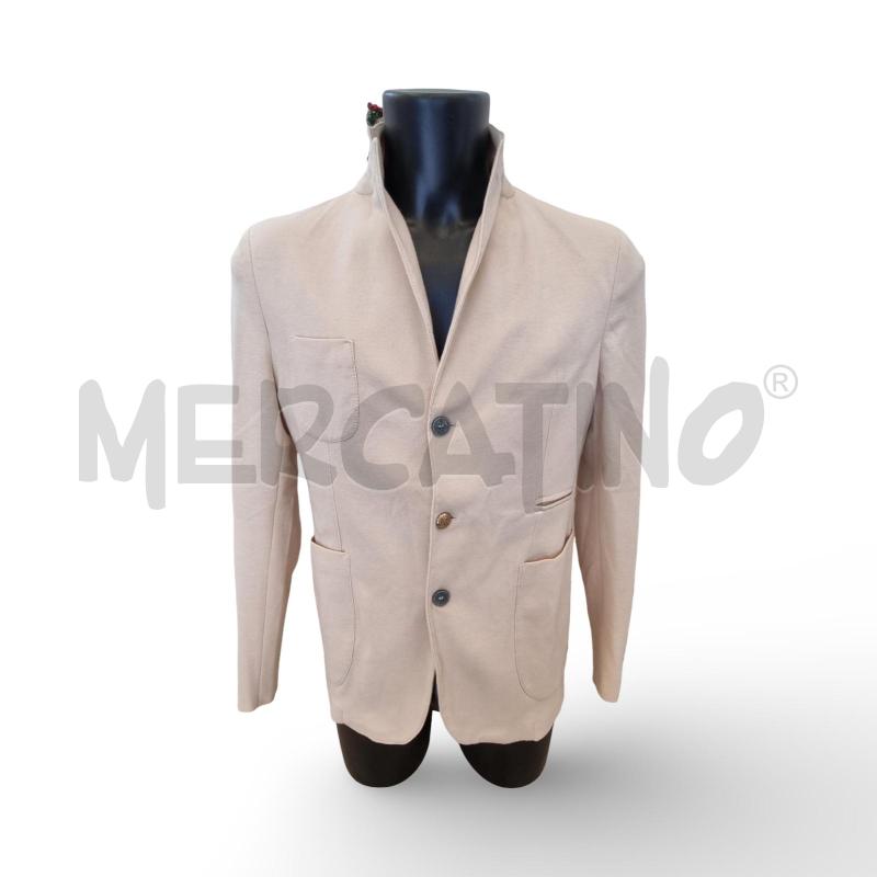 GIACCA UOMO JOHN SHEEP BEIGE FODERA INTERNA ROSSA | Mercatino dell'Usato Osasco 1