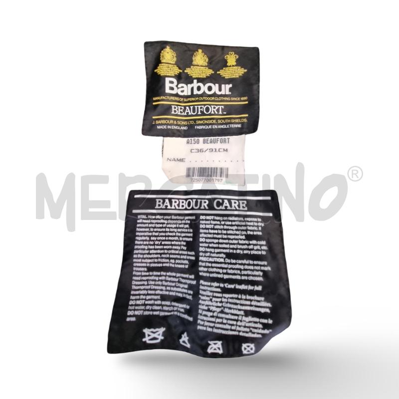 GIUBBOTTO UOMO BARBOUR BEAUFORT VINTAGE VERDONE COLLETTO VELLUTO NUOVO ETICHETTE E MANUALI ORIGINALI | Mercatino dell'Usato Osasco 5