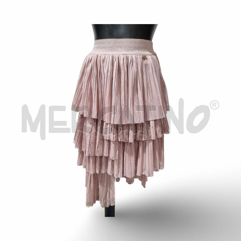 GONNA ROSA PLISSETTATA E BALZE LIU JO | Mercatino dell'Usato Osasco 1