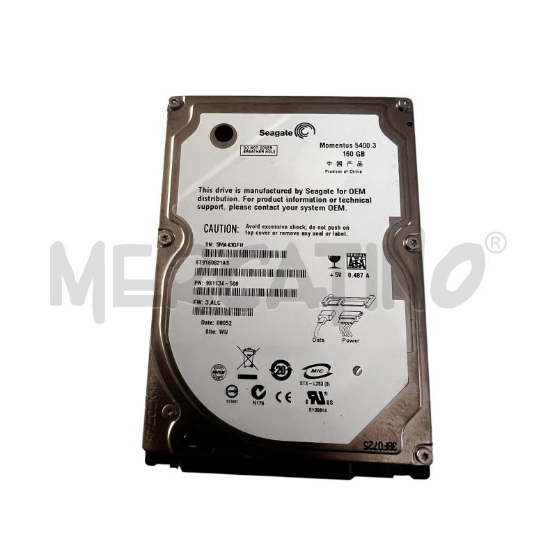 HARD DISK INTERNO SEAGATE 160 GB  | Mercatino dell'Usato Osasco 2