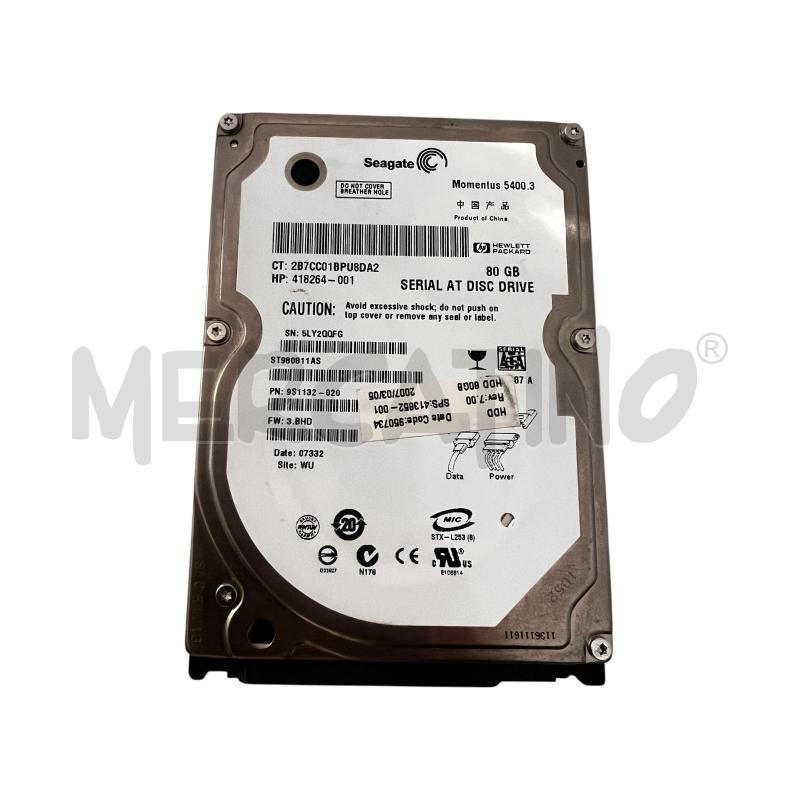 HARD DISK INTERNO SEAGATE 80 GB  | Mercatino dell'Usato Osasco 3