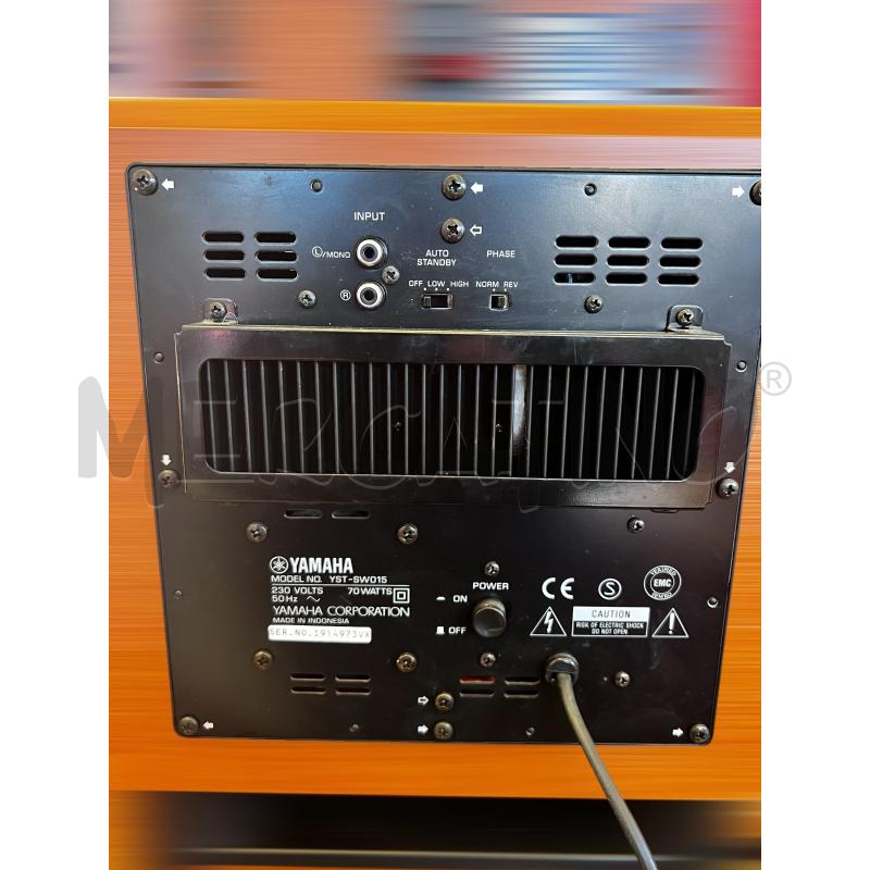 HOME THEATER +SUBWOOFER YAMAHA SW15 | Mercatino dell'Usato Osasco 4