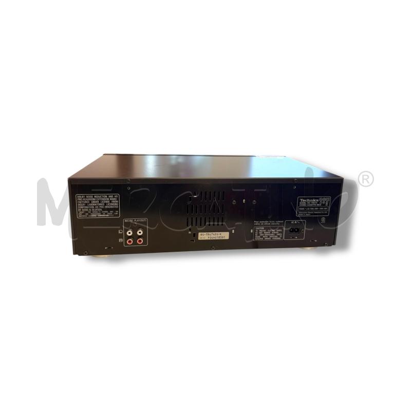 IMPIANTO HI-FI TECHNICS DOPPIA CASSETTA NERO | Mercatino dell'Usato Osasco 3