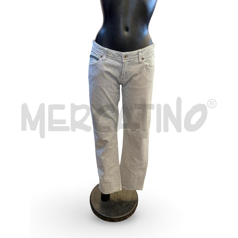 JEANS DONNA ARMANI JEANS RIGATO GRIGIO | Mercatino dell'Usato Osasco 1