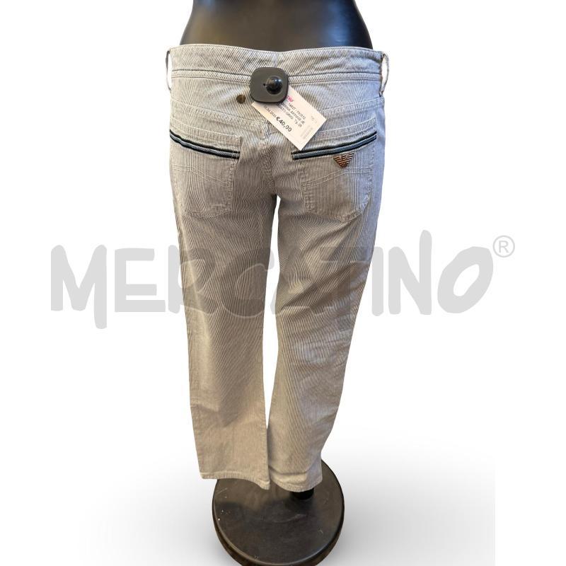JEANS DONNA ARMANI JEANS RIGATO GRIGIO | Mercatino dell'Usato Osasco 3