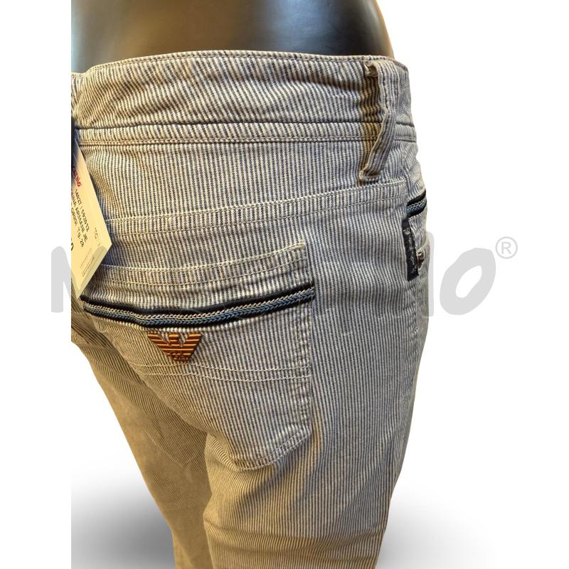 JEANS DONNA ARMANI JEANS RIGATO GRIGIO | Mercatino dell'Usato Osasco 4
