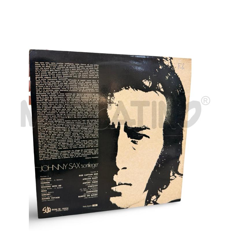 JOHNNY SAX SORTILEGE SUPPORTO VG- COPERTINA VG- | Mercatino dell'Usato Osasco 2
