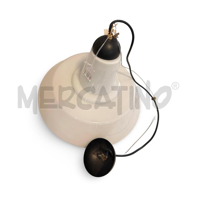 LAMPADARIO OPALINO STILE INDUSTRIALE DIAMETRO 40 | Mercatino dell'Usato Osasco 2