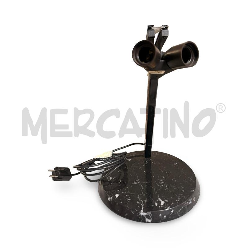LAMPADA 0LUCE DA TAVOLO PERLA DI BRUNO GECCHELIN SENZA VETRO 1980 | Mercatino dell'Usato Osasco 2
