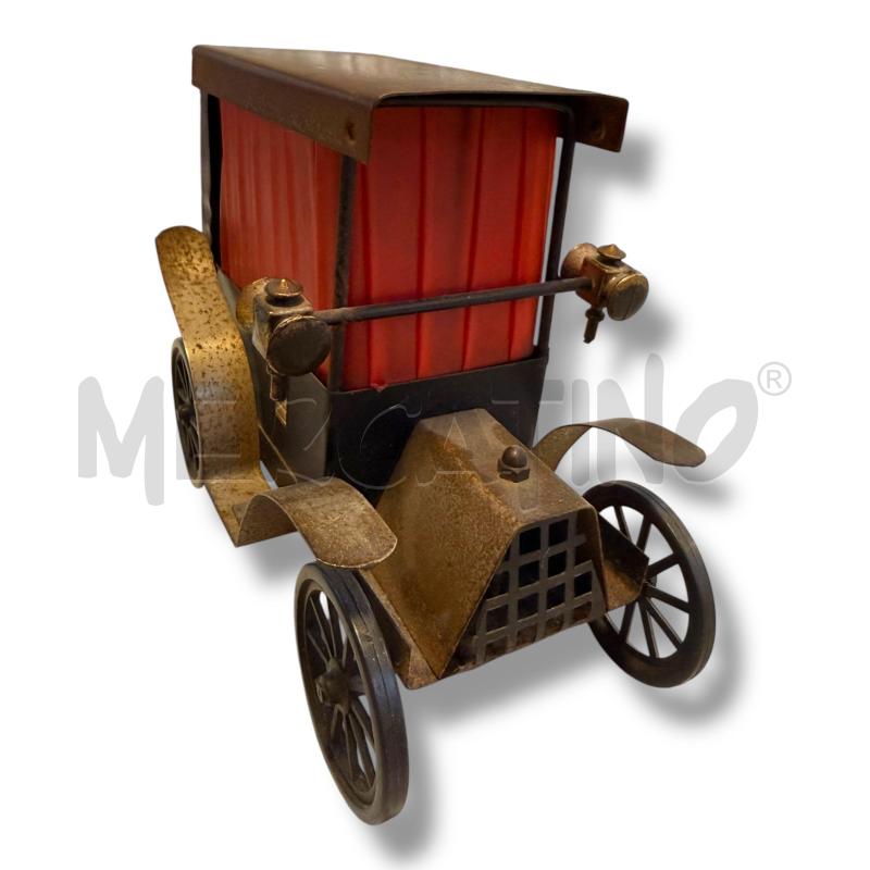 LAMPADA DA TAVOLINO A FORMA DI AUTO IN RAME | Mercatino dell'Usato Osasco 2