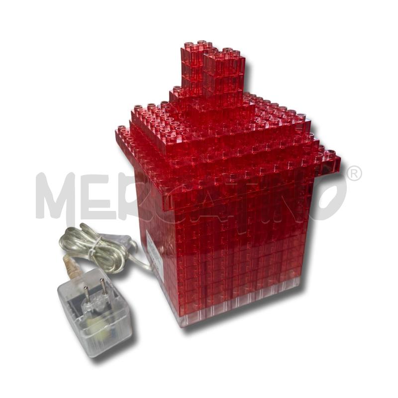 LAMPADA DESIGN KREATON MATTONCINI ACRILICI SISTEMA LEGO | Mercatino dell'Usato Osasco 4