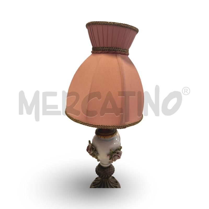 LAMPADA IN CERAMICA DI BASSANO ED OTTONE ALTEZZA TOTALE | Mercatino dell'Usato Osasco 3