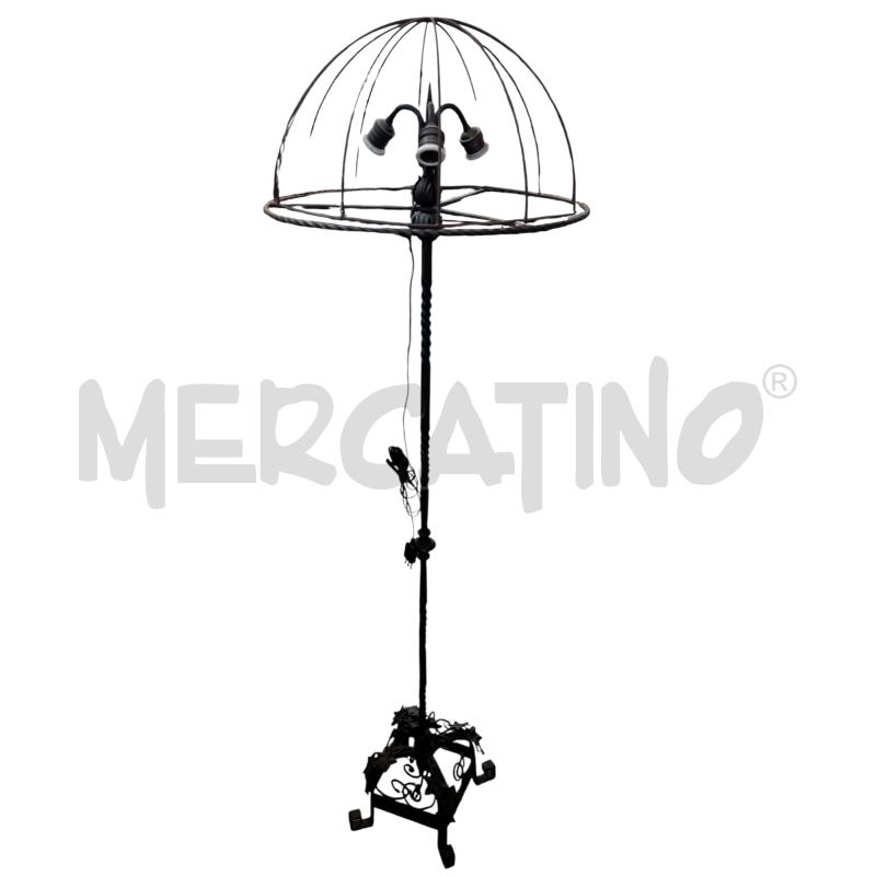 LAMPADA PIANTANA IN FERRO BATTUTO  | Mercatino dell'Usato Osasco 1