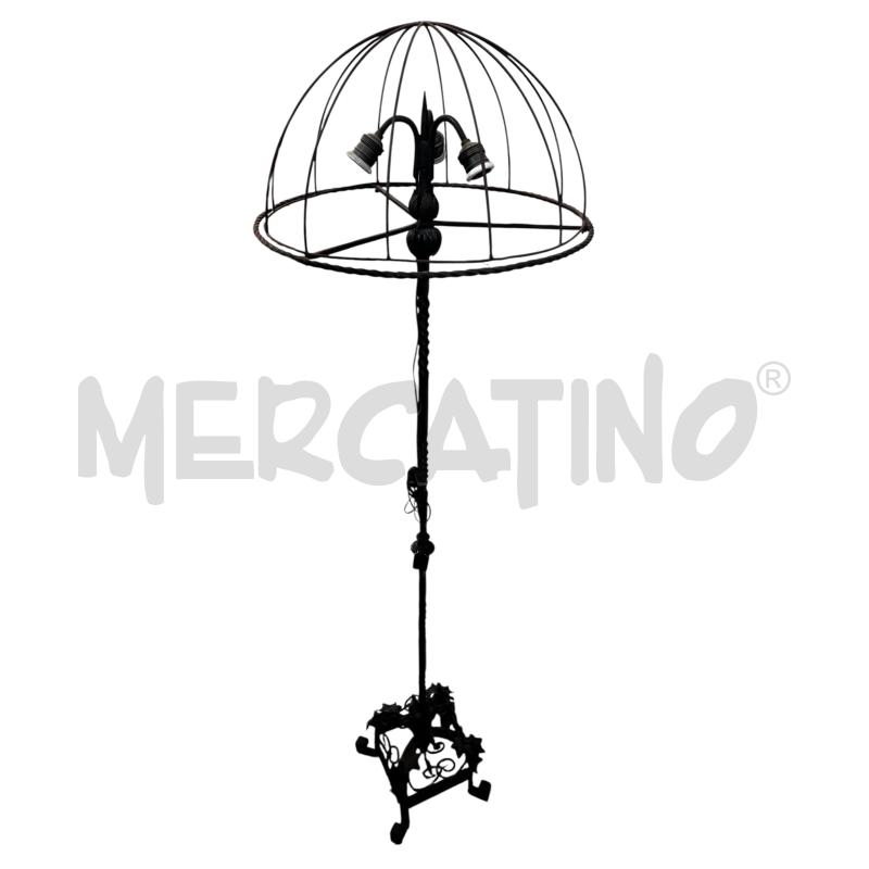 LAMPADA PIANTANA IN FERRO BATTUTO  | Mercatino dell'Usato Osasco 4