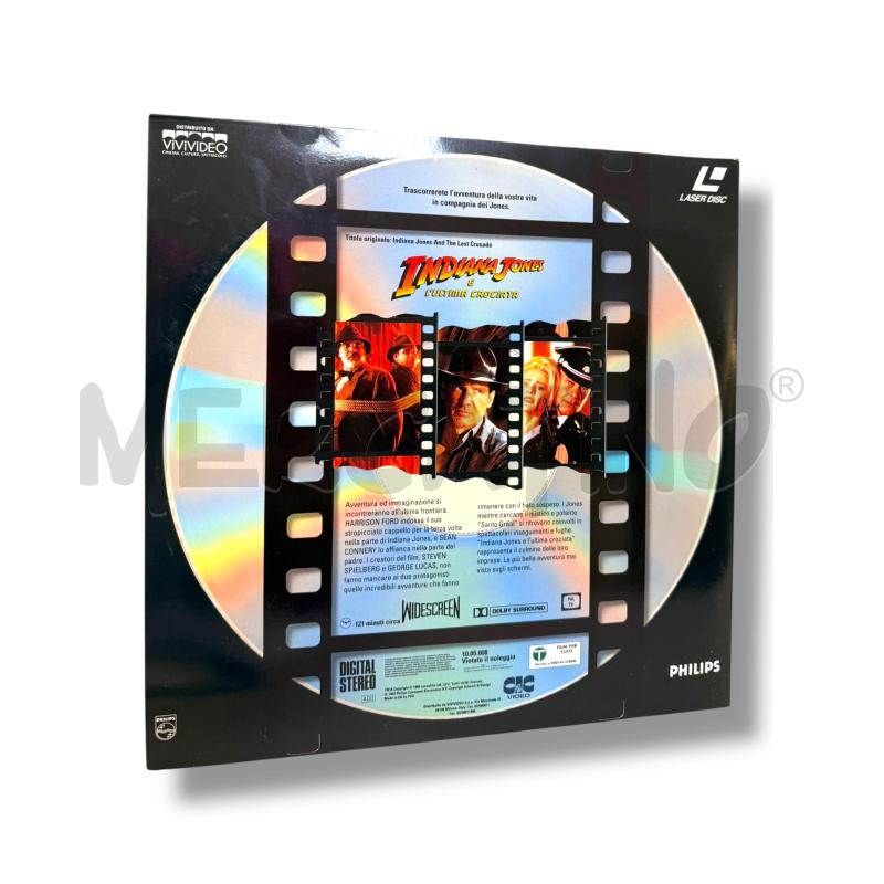 LASER DISC INDIANA JONES E L'ULTIMA CROCIATA | Mercatino dell'Usato Osasco 2
