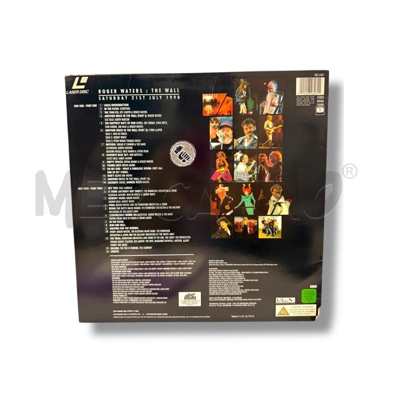 LASER DISC THE WALL LIVE IN BERLIN ROGER WATERS  | Mercatino dell'Usato Osasco 2