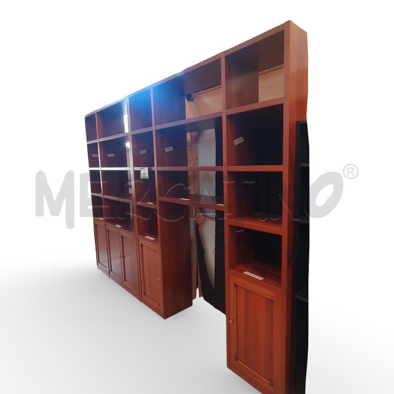 LIBRERIA COLOR NOCE 340X36X230H CM | Mercatino dell'Usato Osasco 1
