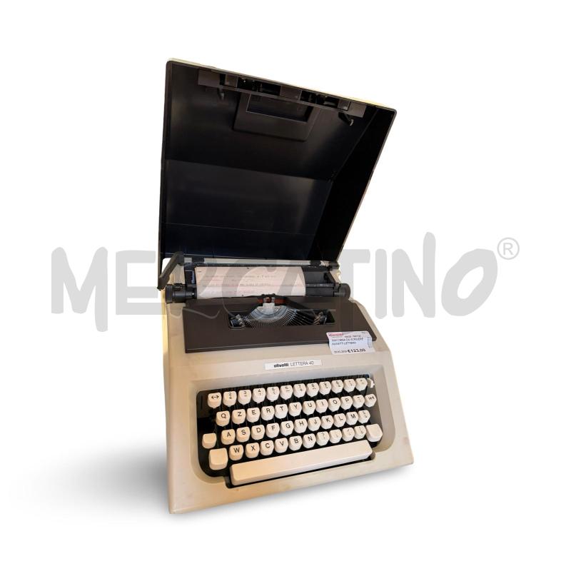MACCHINA DA SCRIVERE OLIVETTI LETTERA 40 | Mercatino dell'Usato Osasco 1