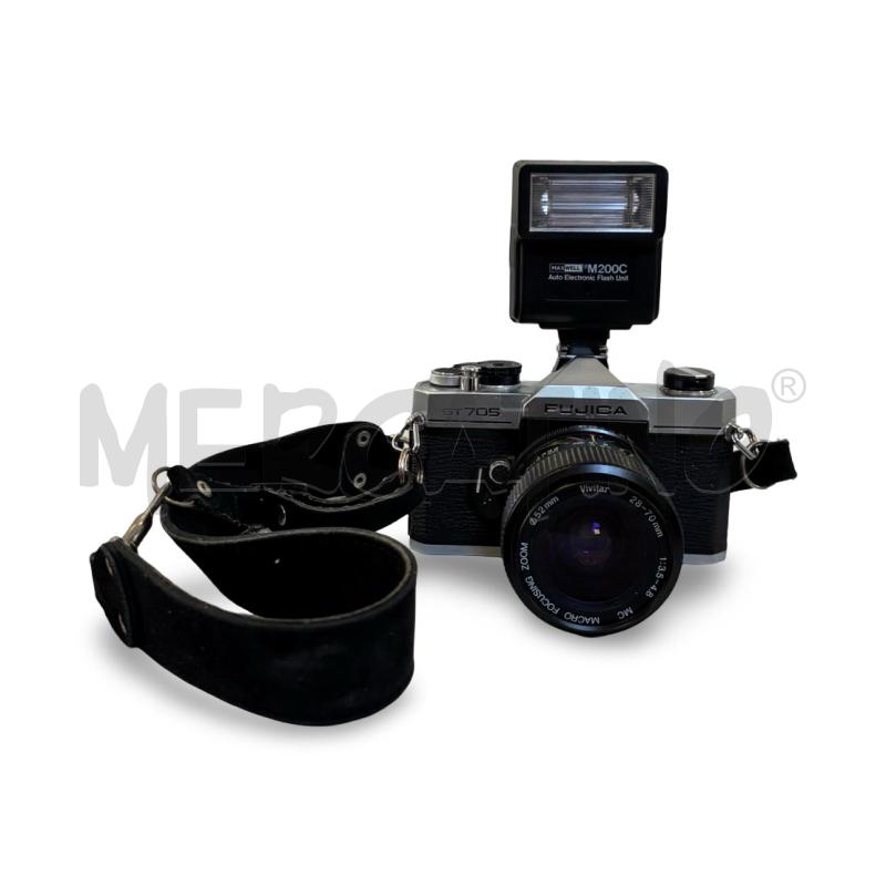 MACCHINA FOTOGRAFICA FUJICA ST705 CON DOPPIO OBIETTIVO VIVITAR 28/70 EFUJI 55MM 1.8 | Mercatino dell'Usato Osasco 1