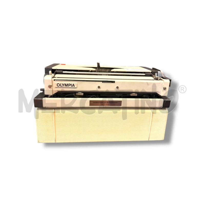 MACCHINA SCRIVERE ANNI '70 OLYMPIA  TRAVELLER DE LUXE BIANCA VALIGETTA | Mercatino dell'Usato Osasco 4