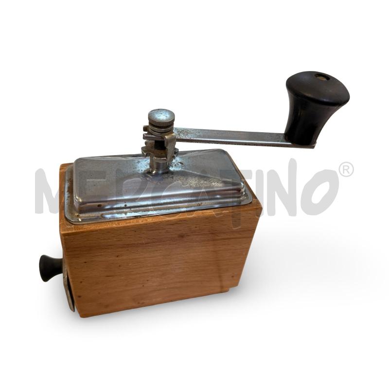 MACININO BG ACCIAIO LEGNO RETANGOLARE 12X10X6 CM | Mercatino dell'Usato Osasco 1