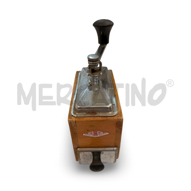 MACININO BG ACCIAIO LEGNO RETANGOLARE 12X10X6 CM | Mercatino dell'Usato Osasco 2
