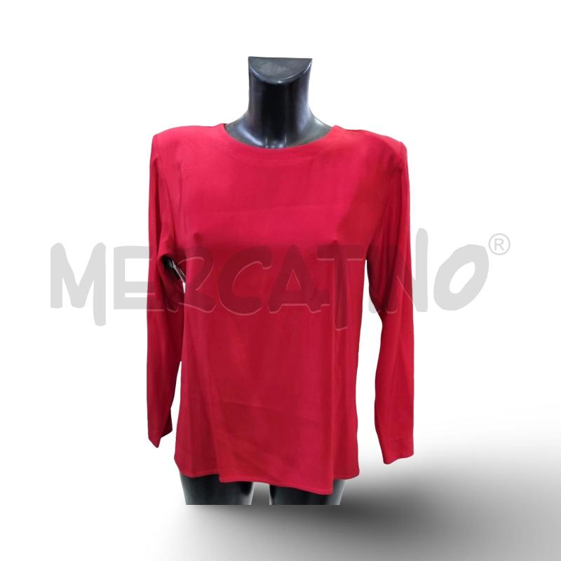 MAGLIA DONNA ROSSA YVESSAINTLAURENT BOTTONE DIETRO | Mercatino dell'Usato Osasco 1