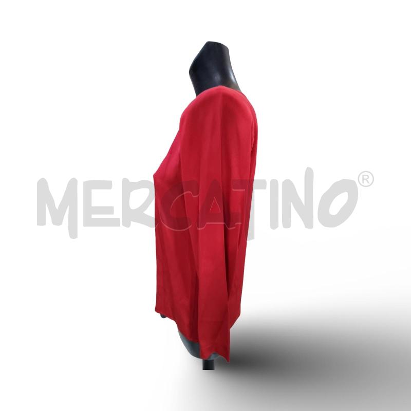 MAGLIA DONNA ROSSA YVESSAINTLAURENT BOTTONE DIETRO | Mercatino dell'Usato Osasco 3