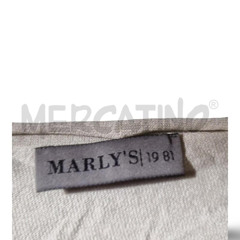 MAGLIETTA DONNA MARLY'S 19 81 BEIGE INSERTI PELLE | Mercatino dell'Usato Osasco 4
