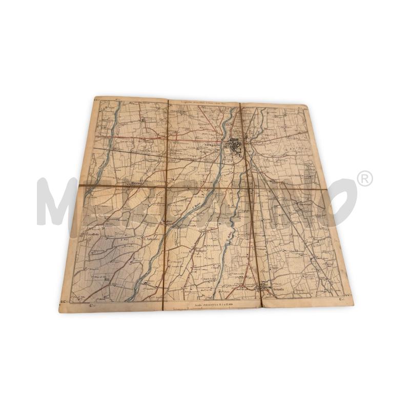 MAPPA MILITARE VINTAGE SAVIGLIANO 1 A 250.000 | Mercatino dell'Usato Osasco 2
