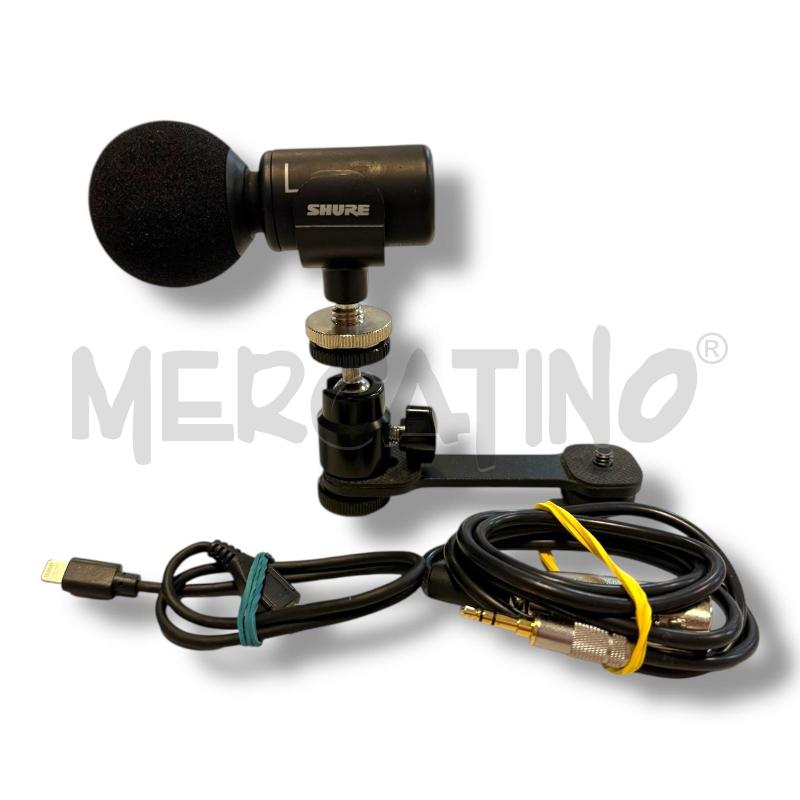 MICROFONO PROFESSIONALE SHURE MV88+ COMPLETO DI SMALL RIG | Mercatino dell'Usato Osasco 1