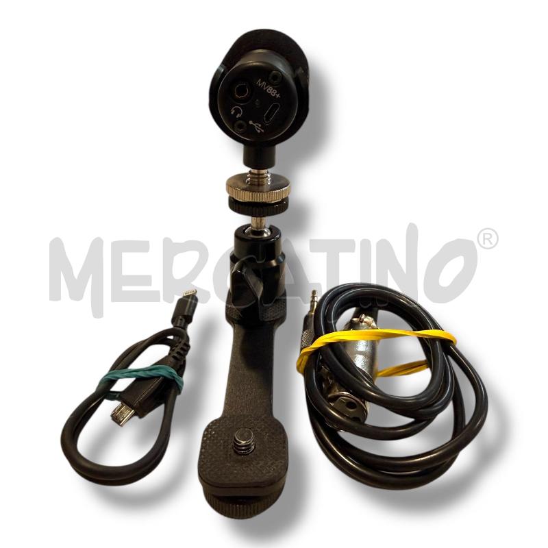 MICROFONO PROFESSIONALE SHURE MV88+ COMPLETO DI SMALL RIG | Mercatino dell'Usato Osasco 3
