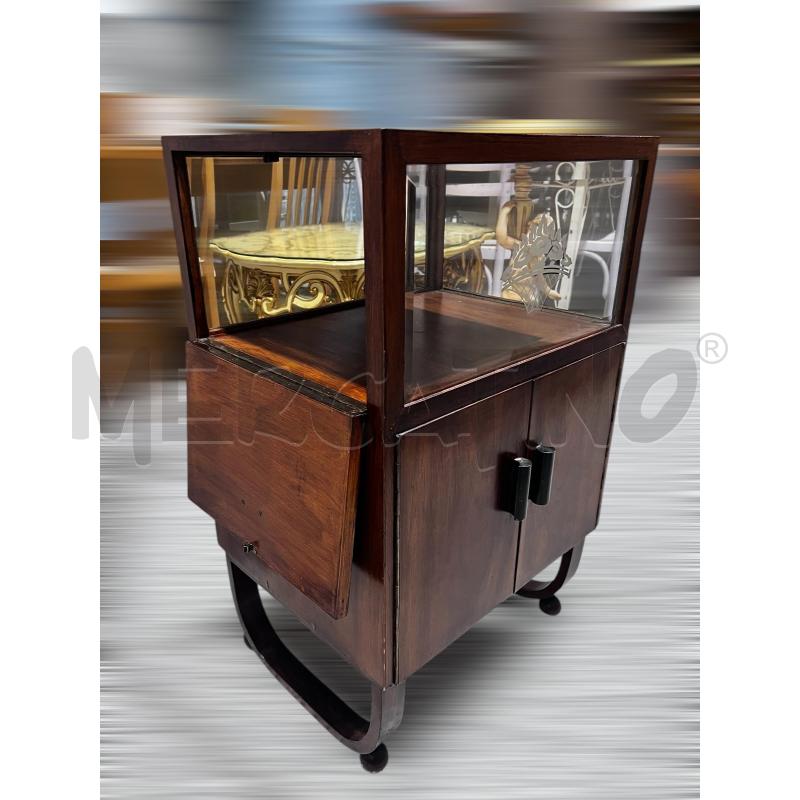 MOBILETTO ART DECO 2 ANTE E LATERALI APRIBILI 81X40X50 | Mercatino dell'Usato Osasco 2