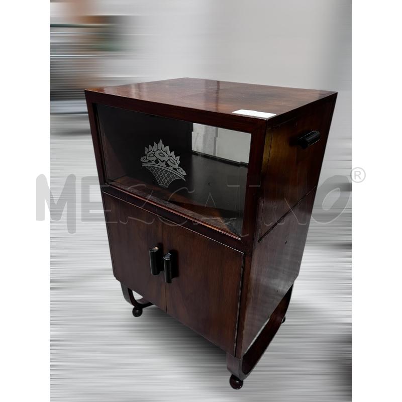 MOBILETTO ART DECO 2 ANTE E LATERALI APRIBILI 81X40X50 | Mercatino dell'Usato Osasco 4