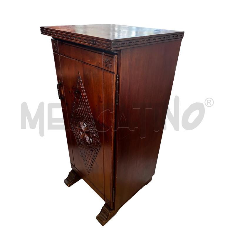 MOBILETTO VAL VARAITA LEGNO SCURO UN ANTA | Mercatino dell'Usato Osasco 3