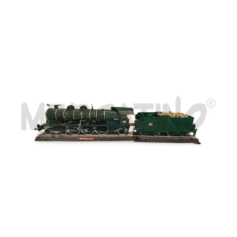 MODELLINO TRENO 6001 PACIFIC P.L.M CON TENDER SU ROTAIA | Mercatino dell'Usato Osasco 1