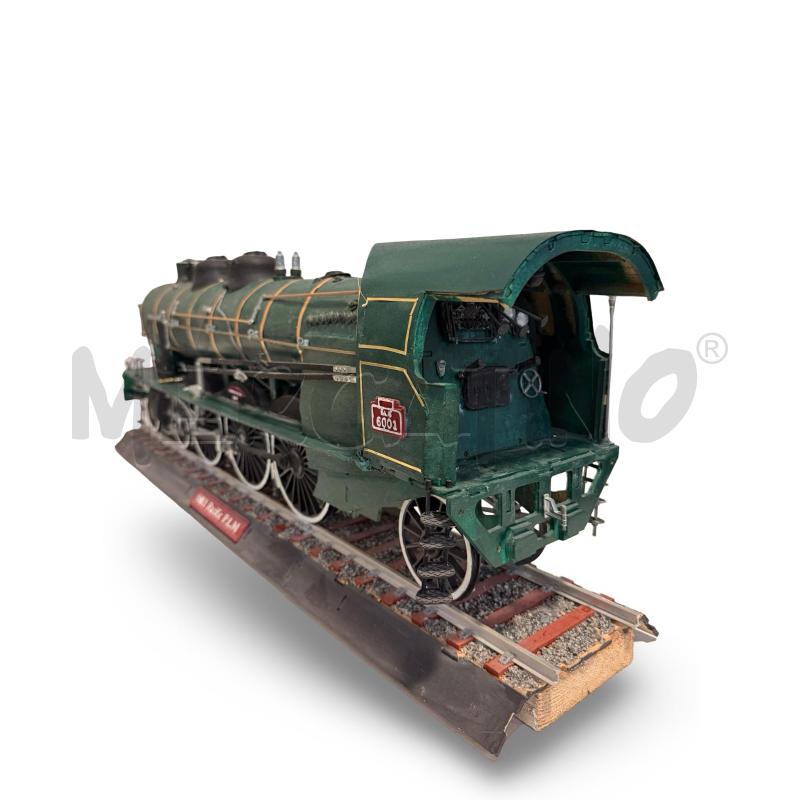 MODELLINO TRENO 6001 PACIFIC P.L.M CON TENDER SU ROTAIA | Mercatino dell'Usato Osasco 4