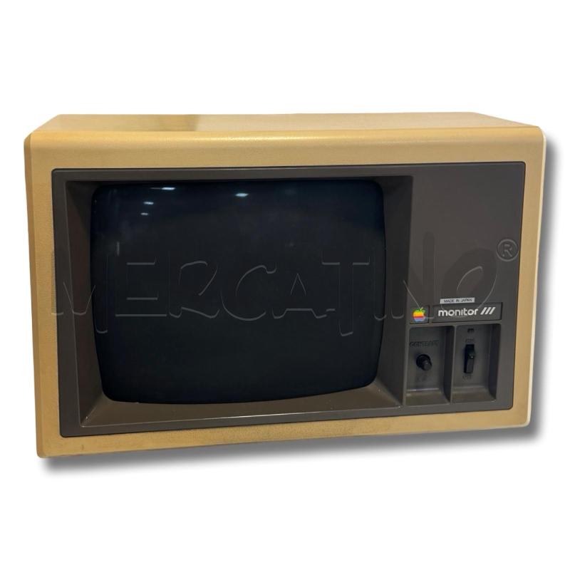 MONITOR APPLE III MADE IN JAPAN CON CAVO, SI ACCENDE MA NON È TESTATO | Mercatino dell'Usato Osasco 2