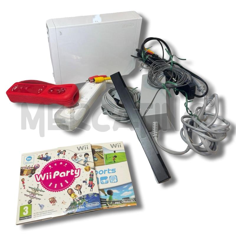 NINTENDO WII CON BUNDLE WII FIT 2 TELECOMANDI E 2 GIOCHI | Mercatino dell'Usato Osasco 3