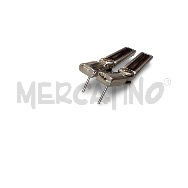 ORECCHINI PENDENTI PIERLANG BARRETTA MARRONE | Mercatino dell'Usato Osasco 2