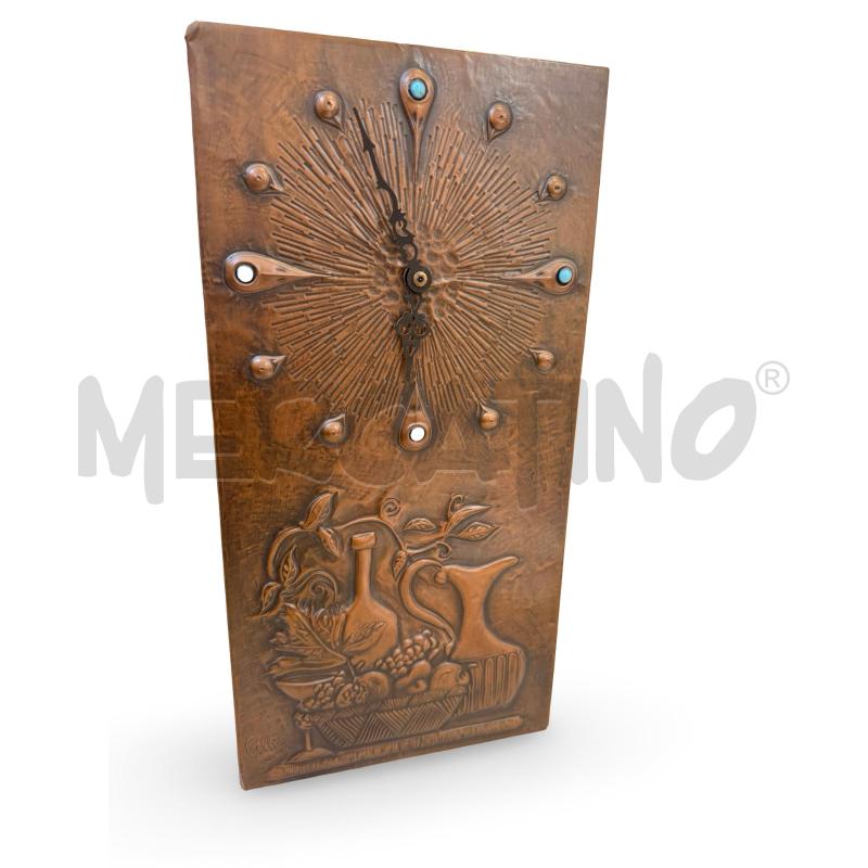 OROLOGIO DA PARETE IN RAME CELLINI DECORATO   | Mercatino dell'Usato Osasco 1