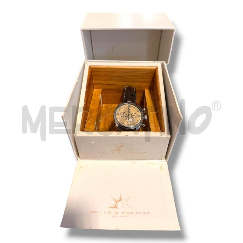 OROLOGIO DA POLSO BELLO E PRECISO MILANO CINTURINO PELLE SCATOLA | Mercatino dell'Usato Osasco 1