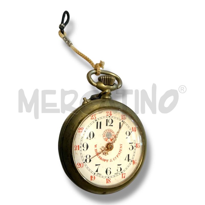 OROLOGIO DA TASCHINO W. ROSSKOPF CMG PATENT DA REVISIONARE | Mercatino dell'Usato Osasco 1