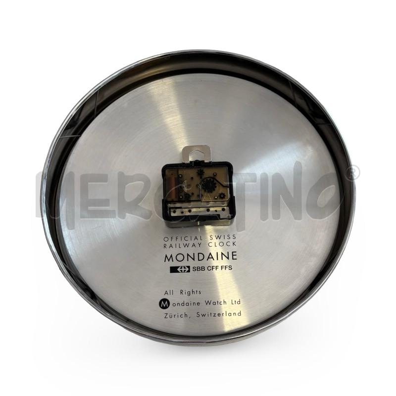 OROLOGIO SVIZZERO DA PARETE COPPIA FERROVIE FEDERALI SVIZZERE HANS HILFIKER DIAMETRO 25CM E 13 | Mercatino dell'Usato Osasco 3