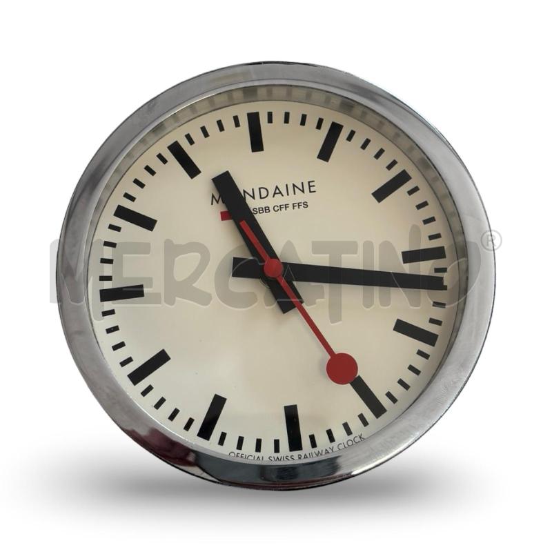 OROLOGIO SVIZZERO DA PARETE COPPIA FERROVIE FEDERALI SVIZZERE HANS HILFIKER DIAMETRO 25CM E 13 | Mercatino dell'Usato Osasco 4