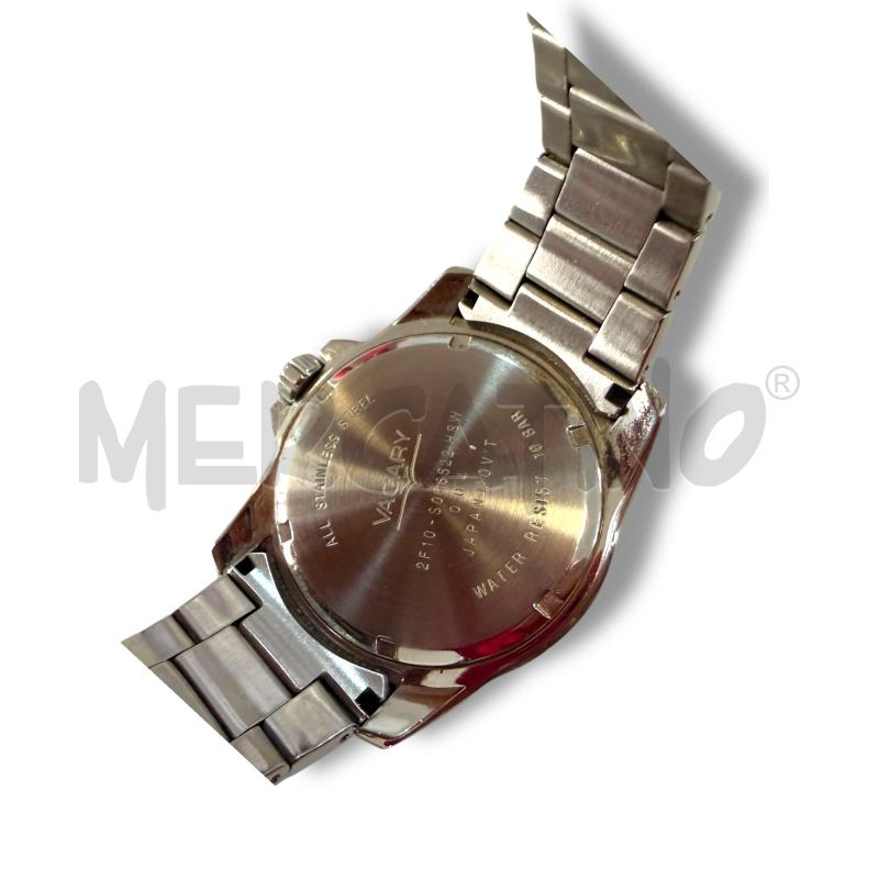 OROLOGIO VAGARY ACCIAIO  QUADRANTO NERO DATARIO | Mercatino dell'Usato Osasco 3