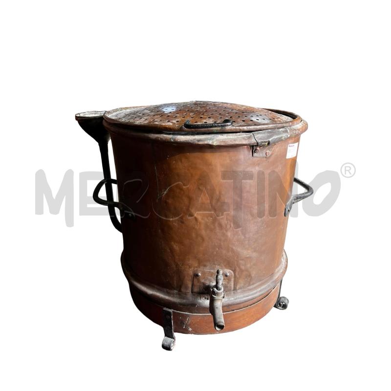 PAIOLO IN RALEM PER CASTAGNE DIAMETRO 60 ALTEZZA 70 | Mercatino dell'Usato Osasco 2