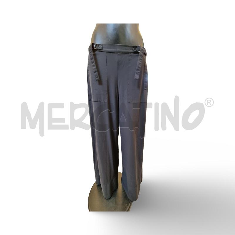 PANTALONE DONNA GRIGIO A PALAZZO CON TASCONI SARAH PACINI | Mercatino dell'Usato Osasco 1
